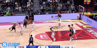 先聲奪人！胡明軒和杜潤旺相繼三分穿針 廣東開局6-0領(lǐng)先