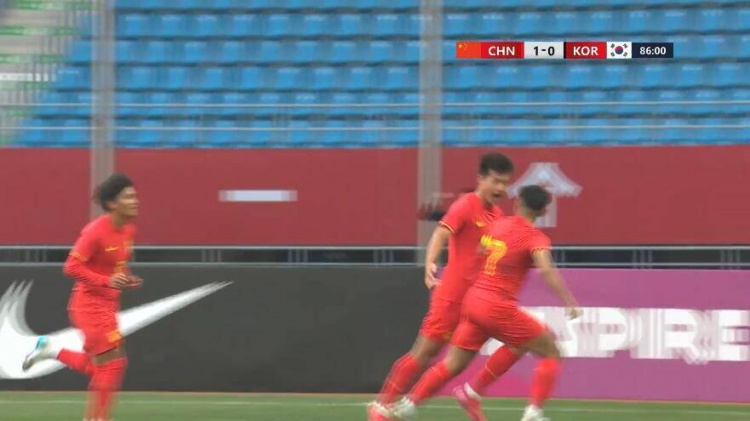 U22國(guó)足1-0韓國(guó)全場(chǎng)數(shù)據(jù)：控球率49%落后韓國(guó)，10射7正領(lǐng)先對(duì)手