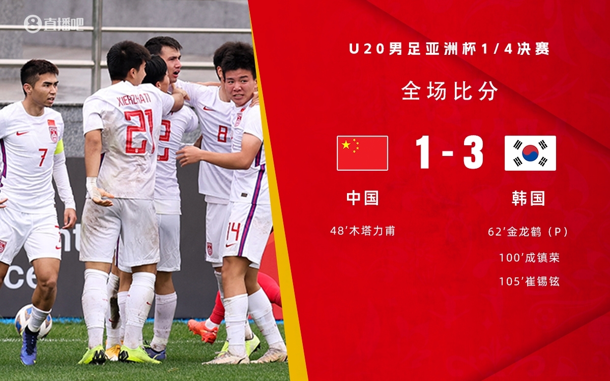 復(fù)仇！U22國(guó)足絕殺復(fù)仇韓國(guó)，2年前U20亞洲杯加時(shí)憾負(fù)無(wú)緣世青賽
